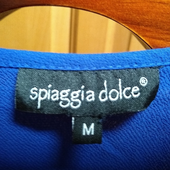 Blue & White shorts romper - Picture 3 of 3